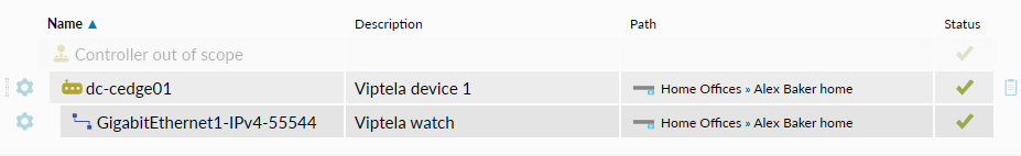 Controllers Admin page showing controller which exists above the user's position in the tree