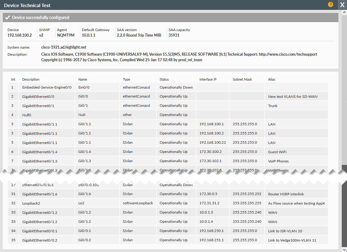 Device Tech Test Report