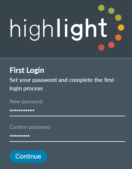 User First Login